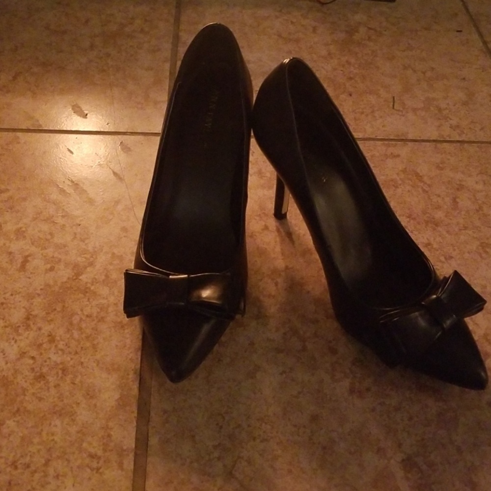 Matte Black Heels